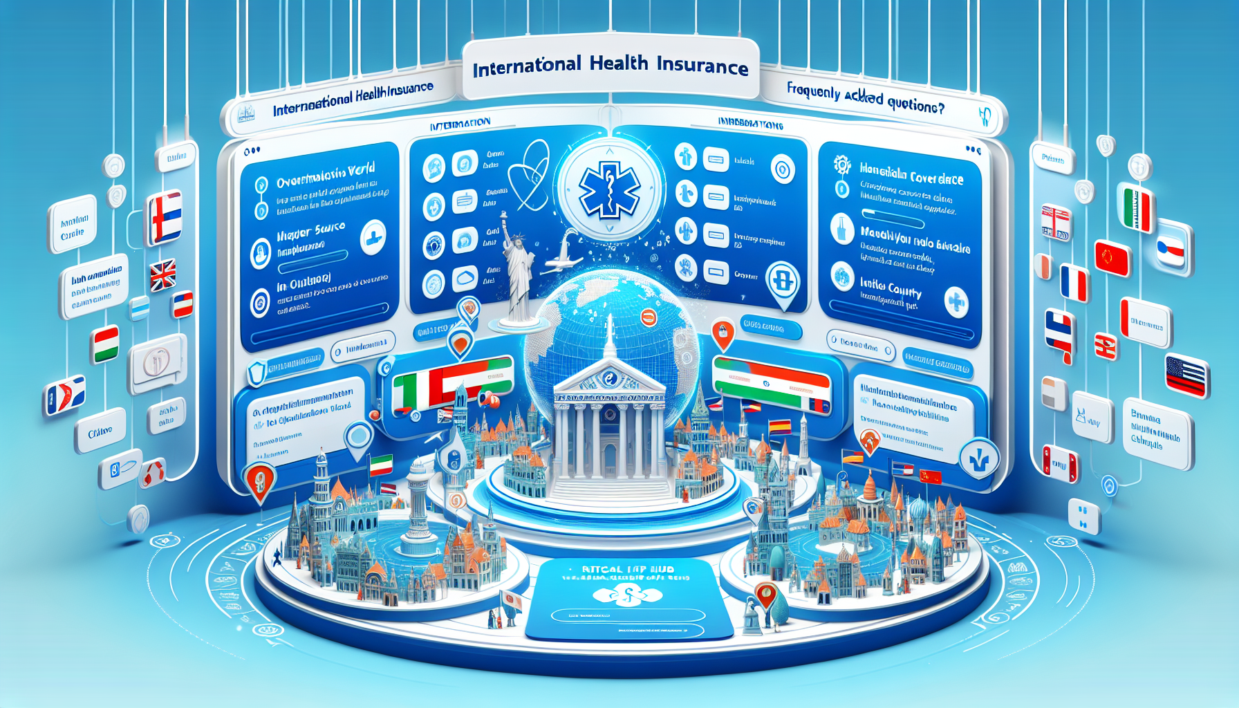 découvrez dans cette faq des réponses spécifiques sur les pays concernant l'assurance santé internationale.