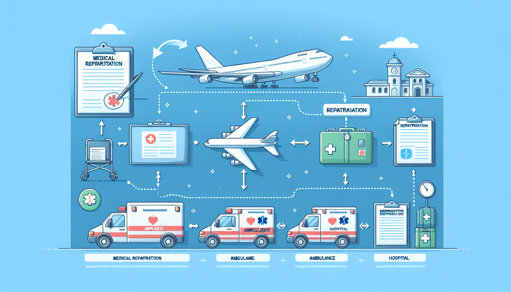 découvrez les démarches à suivre en cas de rapatriement médical avec une assurance santé offrant une couverture internationale. informez-vous sur les procédures et les étapes nécessaires pour bénéficier d'une assistance médicale complète.