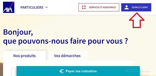 accédez facilement à votre espace personnel axa en vous connectant à votre compte. gérez vos assurances, consultez vos contrats et bénéficiez des services en ligne, le tout en toute sécurité.